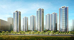 木业建筑模板--大连浦项IT中心建筑工程